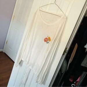 Torrid Hippie Come As You Are Floral Tie Hem Top